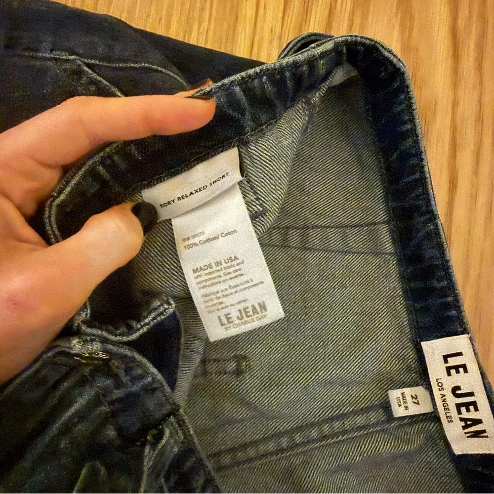 Le Jean Rory relaxed Jean shorts size 27 - Picture 8 of 9